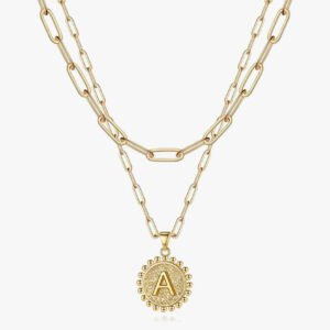 Yellow Chimes Layered Necklace For Women Chain Necklace Gold