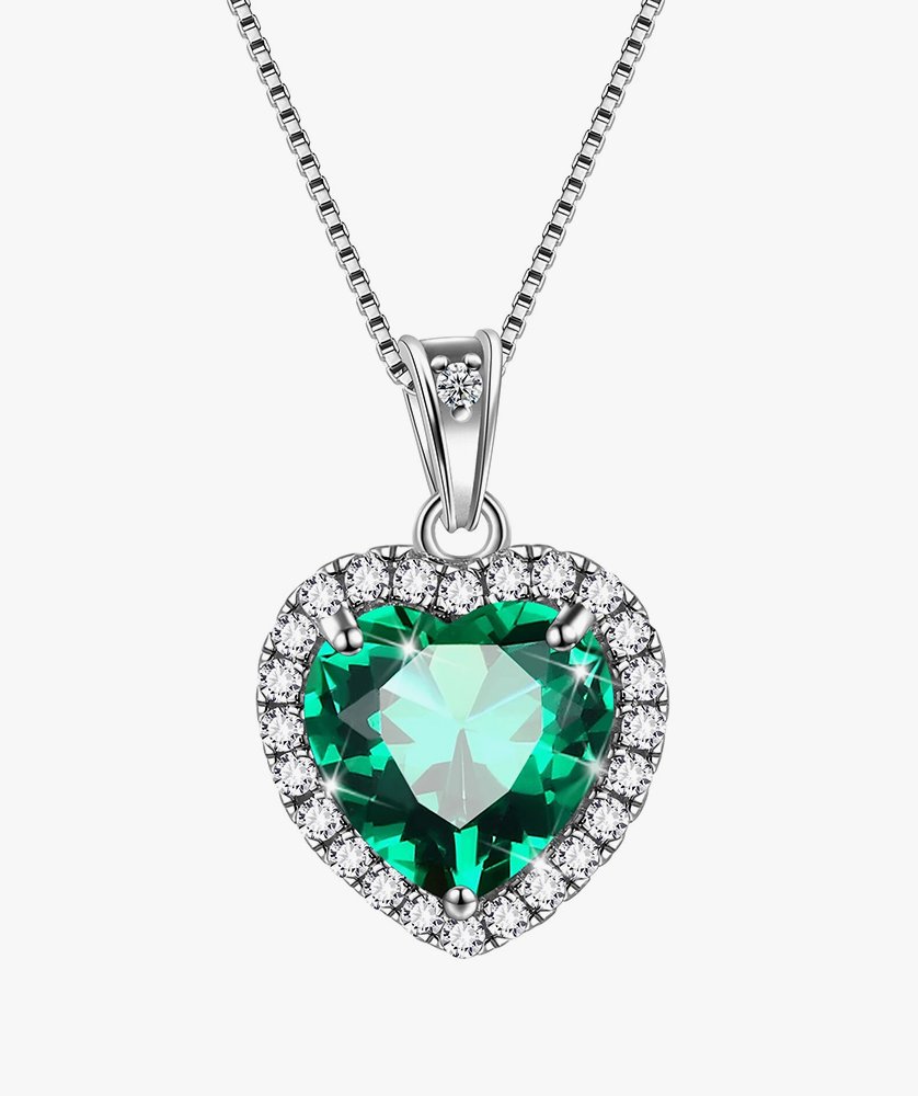 Women's Brilliance Fine Jewelry Slide Heart Pendant Necklace - Image 4