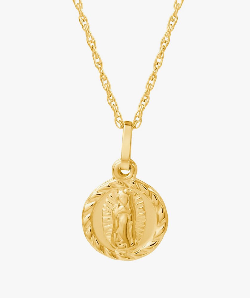 Kids Collection Virgin Mary Pendant Necklace Girl's