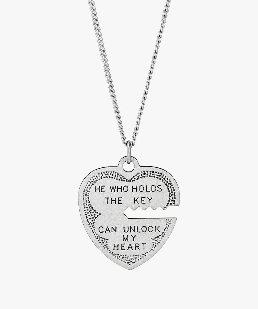 Brilliance Fine Jewelry Sterling Silver Breakable Heart Key Pendant - Image 2