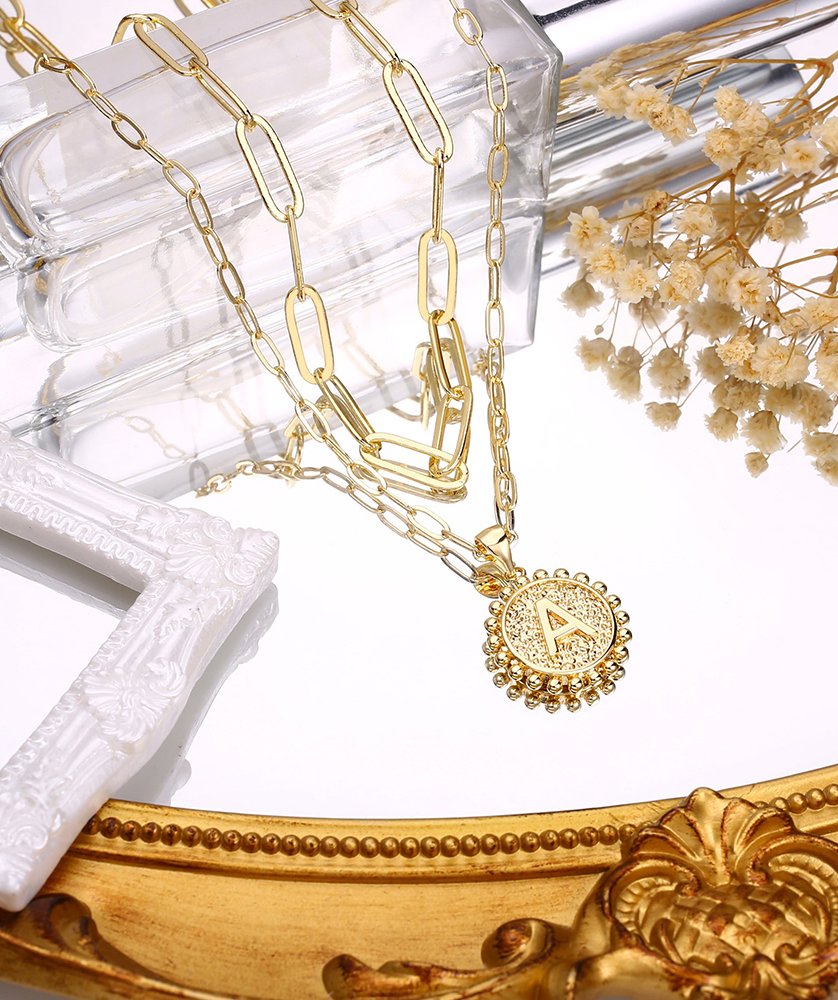 Yellow Chimes Layered Necklace For Women Chain Necklace Gold - Image 2